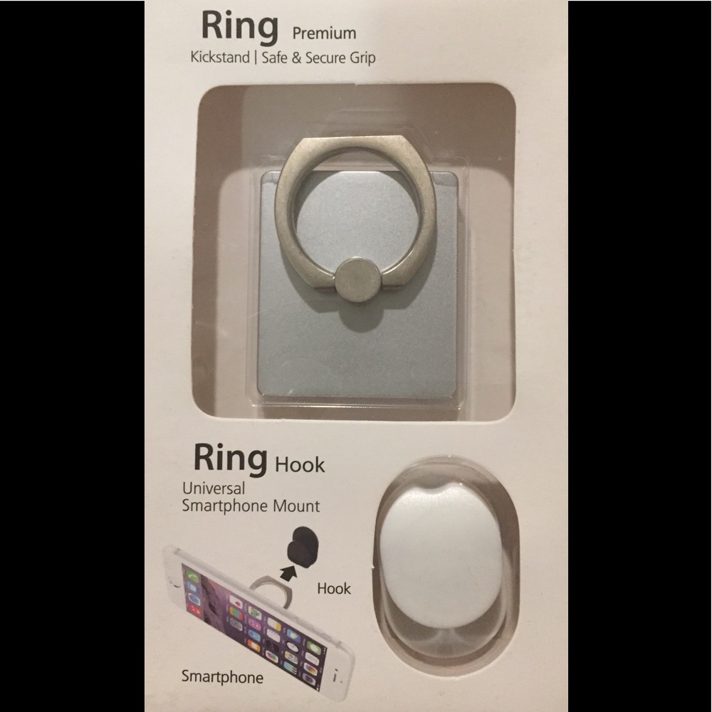 Smart Phone Kick Stand & Hook